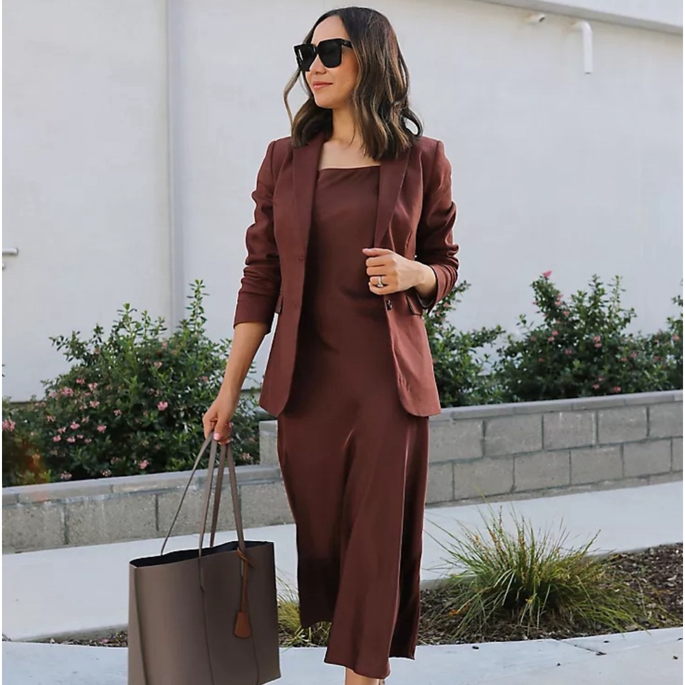 NWT The Greenwich Blazer in Linen size 2 Ann Taylor